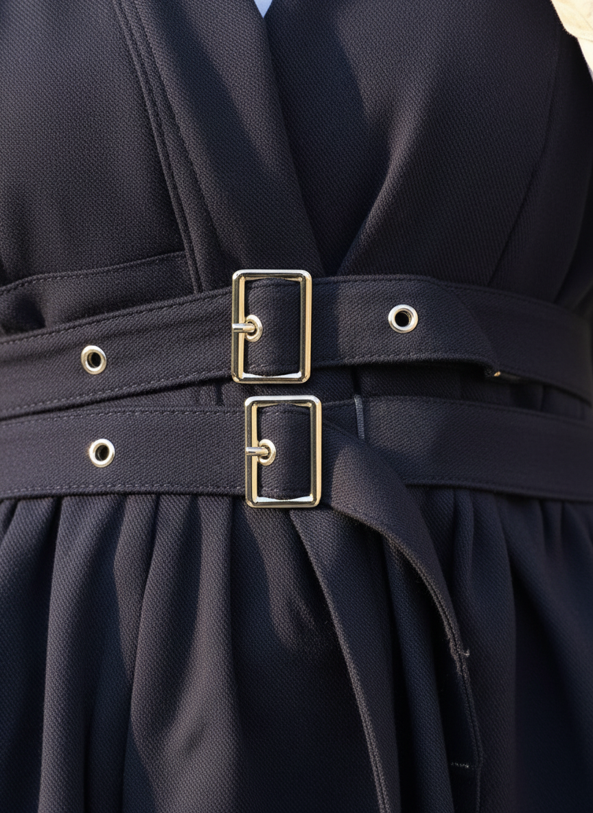 Luna Rosalin Modest Two-Piece Set — Navy Blue