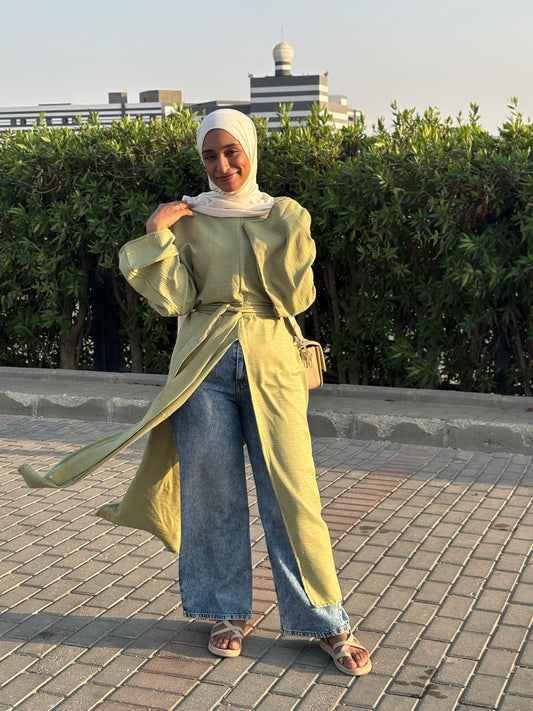 Aira French Linen Blouse