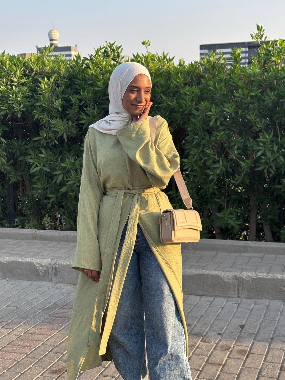Aira French Linen Blouse