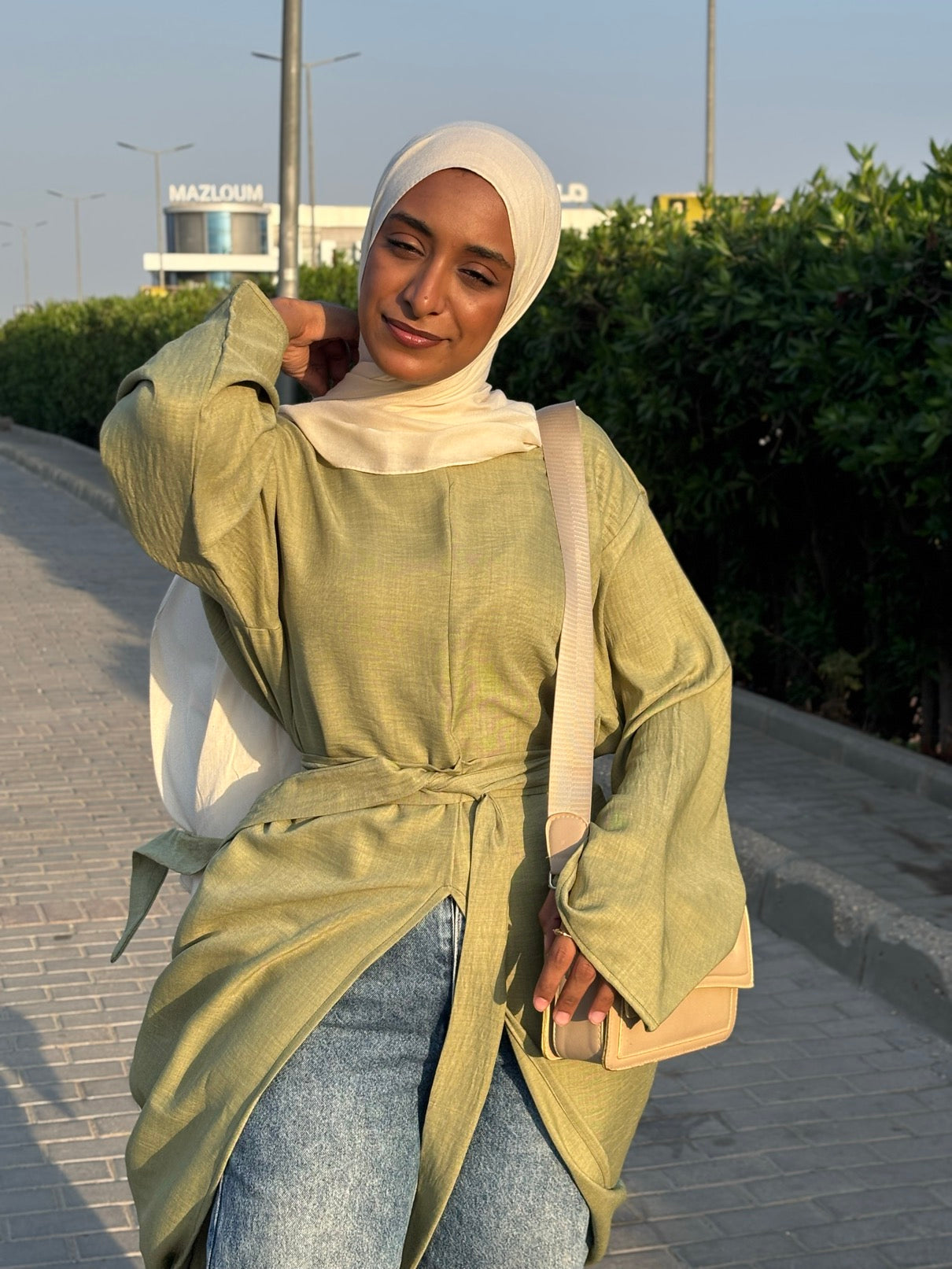 Aira French Linen Blouse