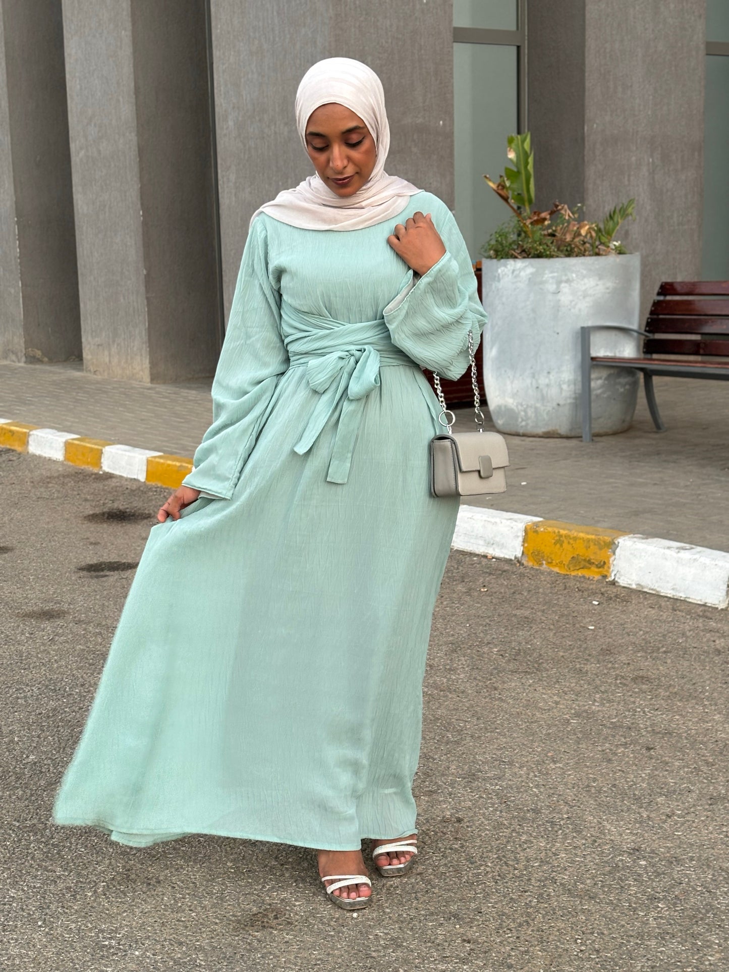 Elara Chiffon Dress